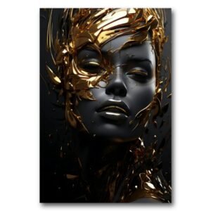 tableau golden woman
