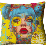 Coussin Girl PopArt