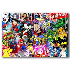 tableau hommage à la pop