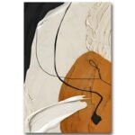 Tableau Caramel Abstrait