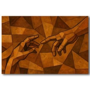 tableau les trois visages verts (copie)