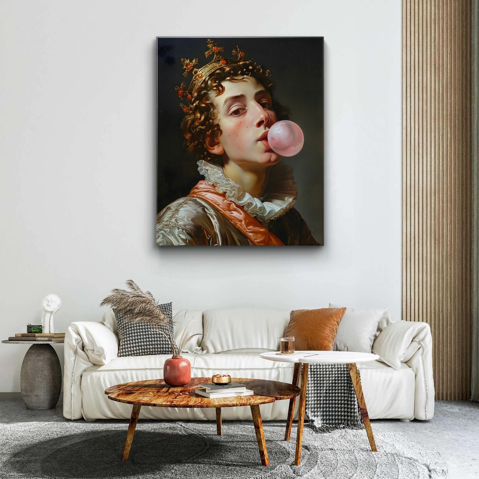 tableau le prince à la bulle rose tableau le prince à la bulle rose