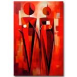 Tableau Les Amants Rouges