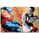 Tableau Superman vs Mohamed Ali