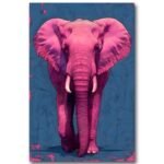 Tableau L'Éléphant Rose