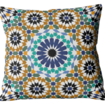 Coussin Motif Zellij