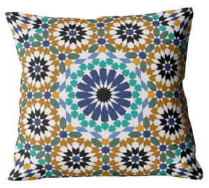 coussin lips graffiti