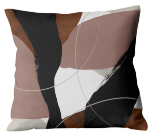 coussin lips graffiti