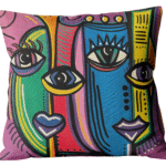 Coussin Picasso Style