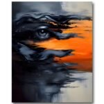 Tableau L'Œil de la Tempête