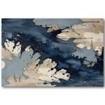 Tableau Automne abstrait