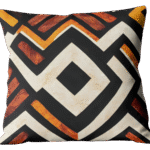 Coussin Motif Zigzag