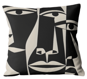 coussin violet clair