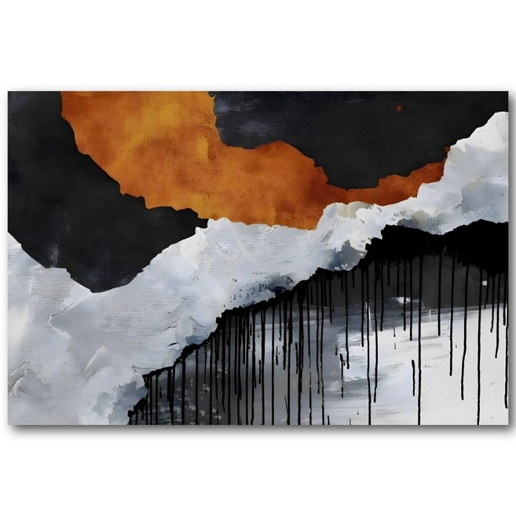 tableau Éruption cuivrée tableau Éruption cuivrée