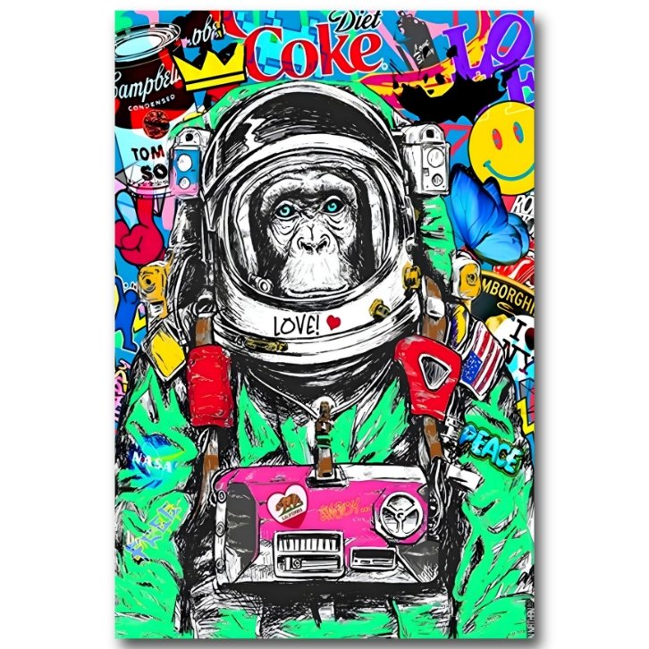 tableau collage culture pop (copie) tableau collage culture pop (copie)