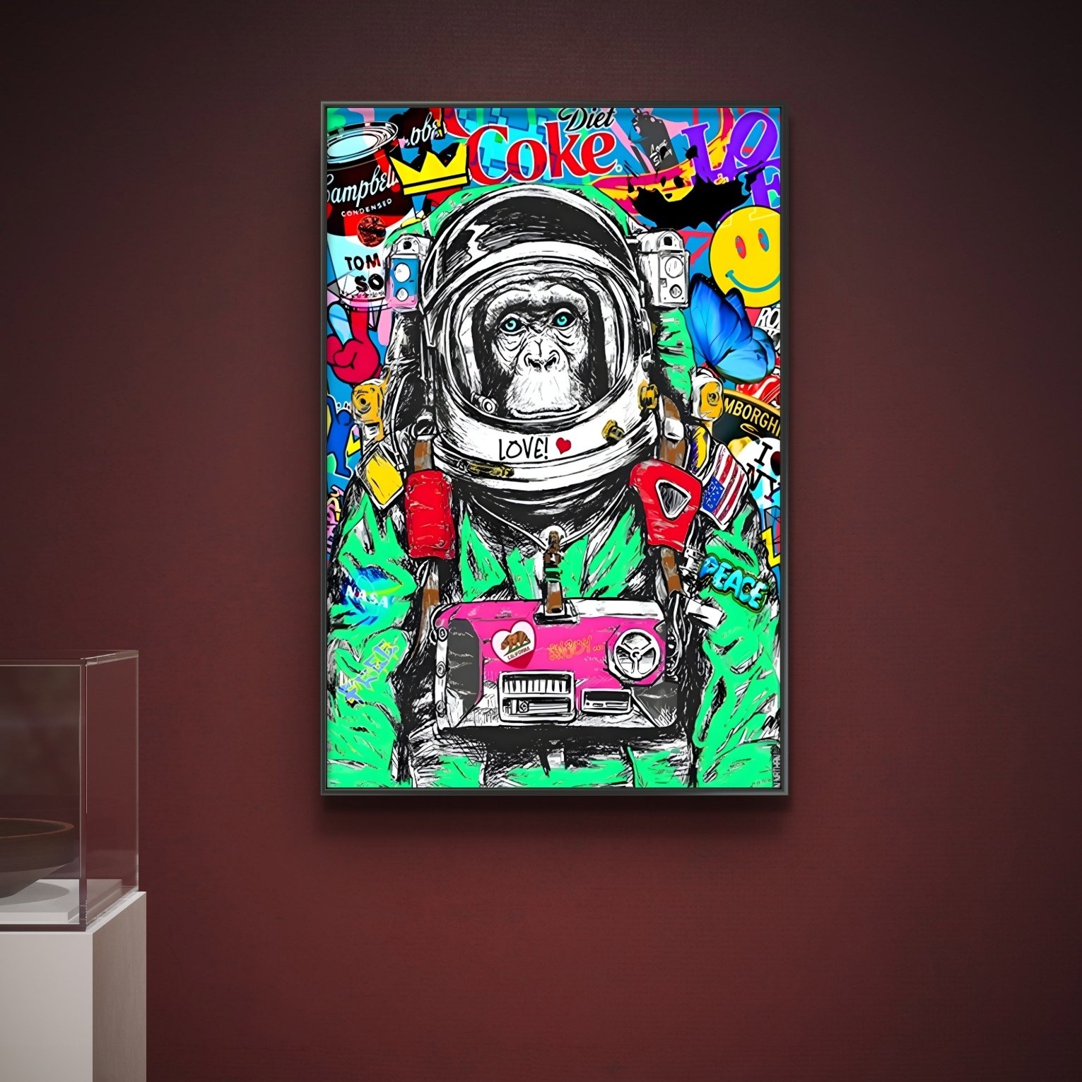 tableau collage culture pop (copie) tableau collage culture pop (copie)