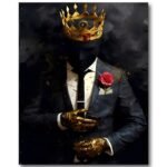 Tableau The King Mask