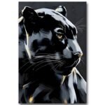 Tableau Panthère Noire