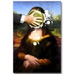 Tableau Pie In The Face Mona Lisa