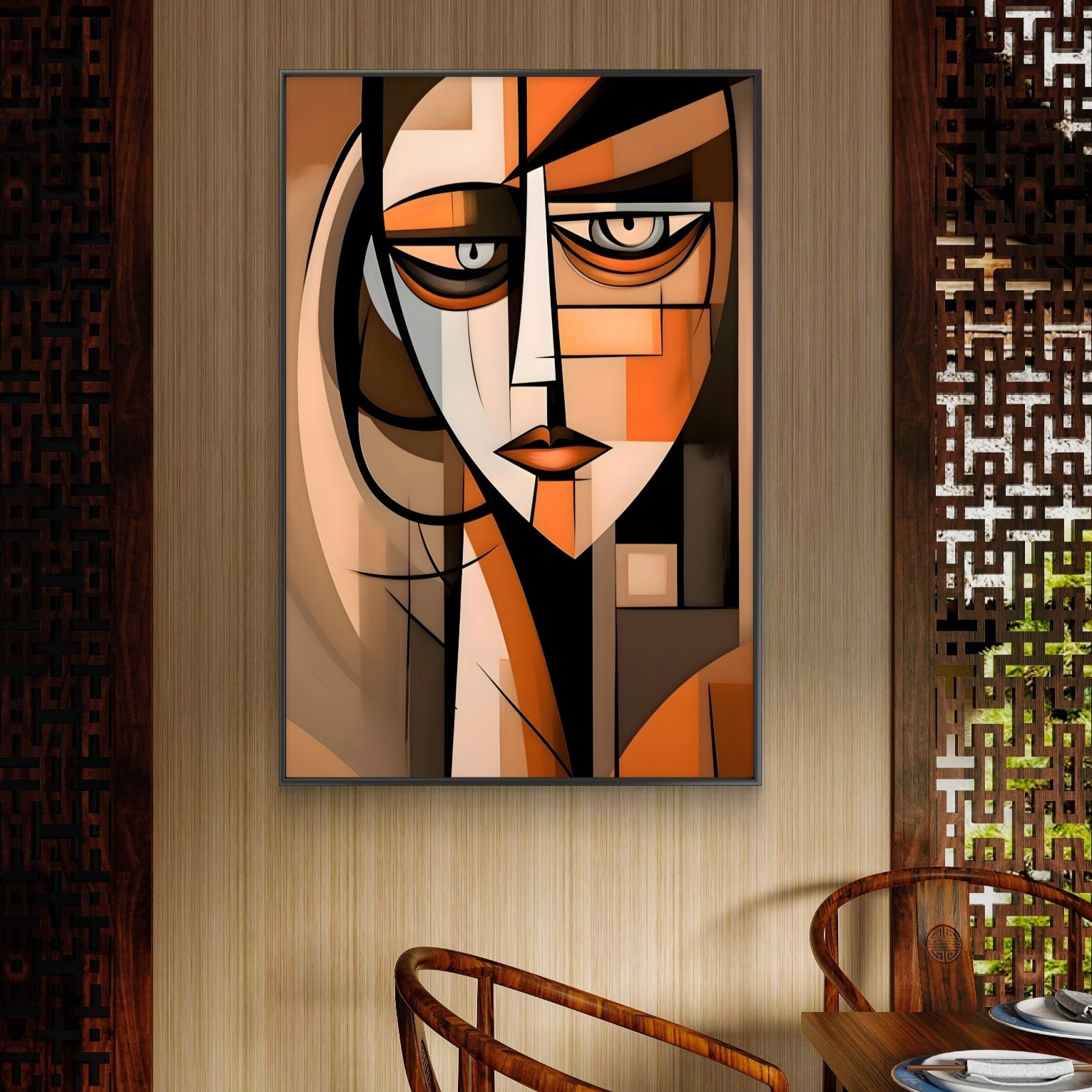 tableau fusion turquoise et orange (copie) tableau fusion turquoise et orange (copie)