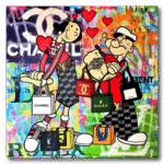 Tableau Strong Love Popeye & Olive