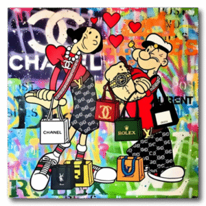 tableau la porte verte de fès (copie)