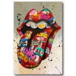 Tableau Rolling Stones Pop Art