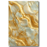Tableau Absrait Marbre Or et Blanc