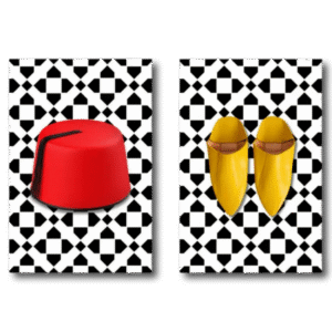 tableau golden butterfly and lips (copie)