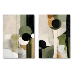 Set de 2 Tableaux Profondeurs silencieuses