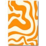 Tableau Tourbillon Rétro Orange