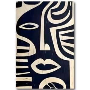 tableau tourbillon rétro orange (copie)