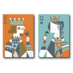 Set de 2 Tableaux King and Queen