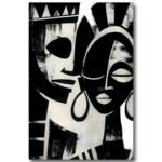 Tableau Duo Afro-Cubiste