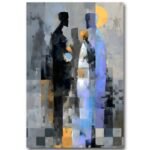 Tableau Rencontre Abstraite